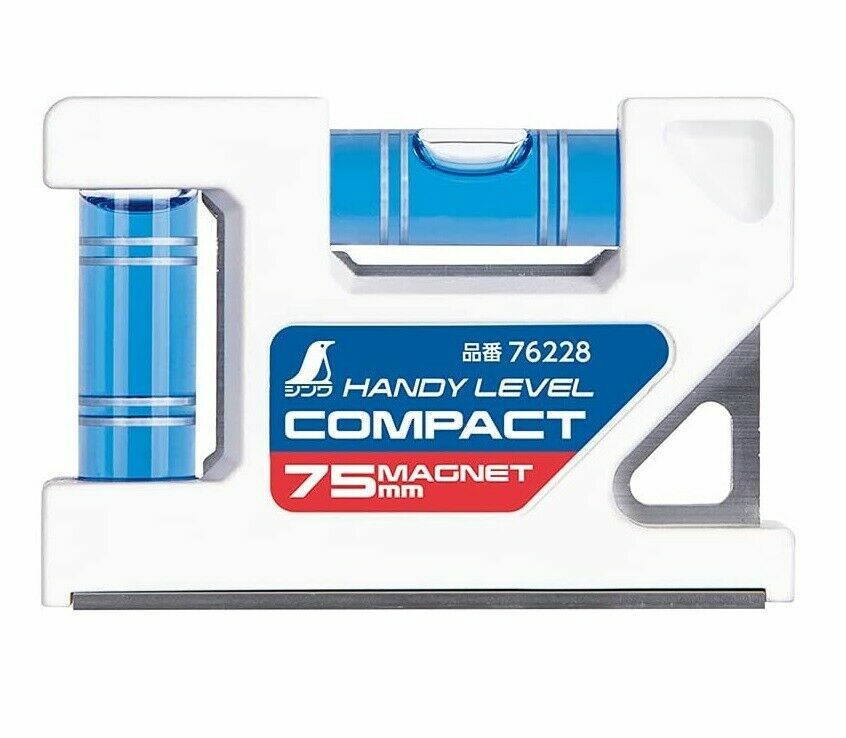SHINWA HANDY LEVEL POCKET LEVEL WITH MAGNET "COMPACT" 75mm 76228