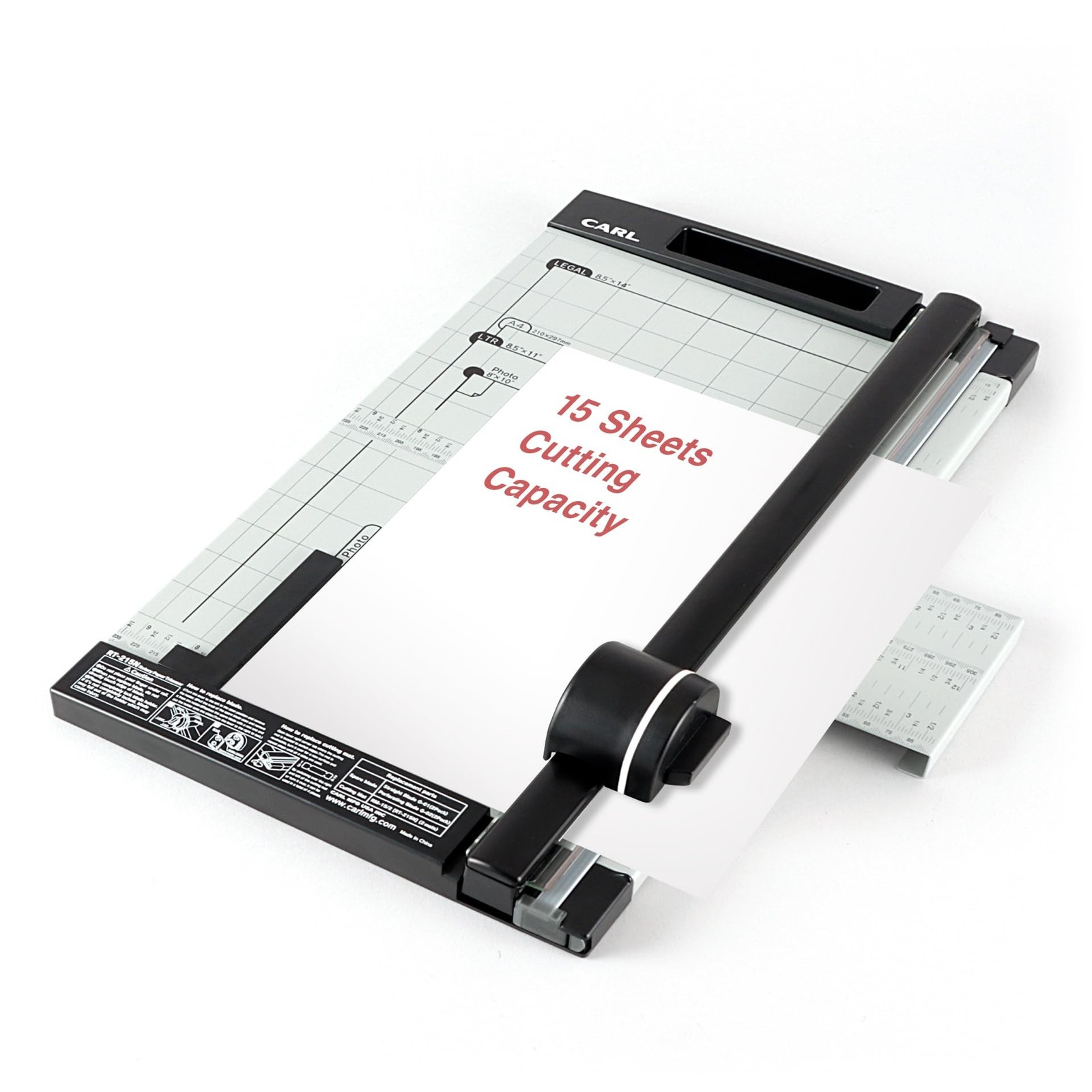 Carl, Professional Rotary Paper Trimmer 15-inch, 15 Sheet Cutting Capacity, B...