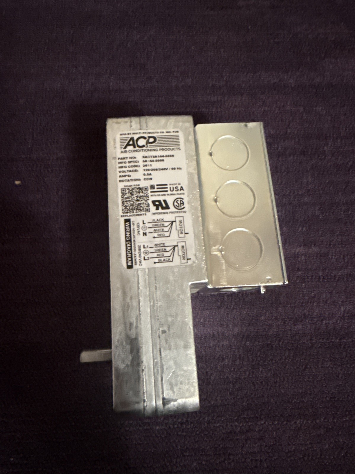 ACP Damper Actuator XACT5A144-5050 New Open Box