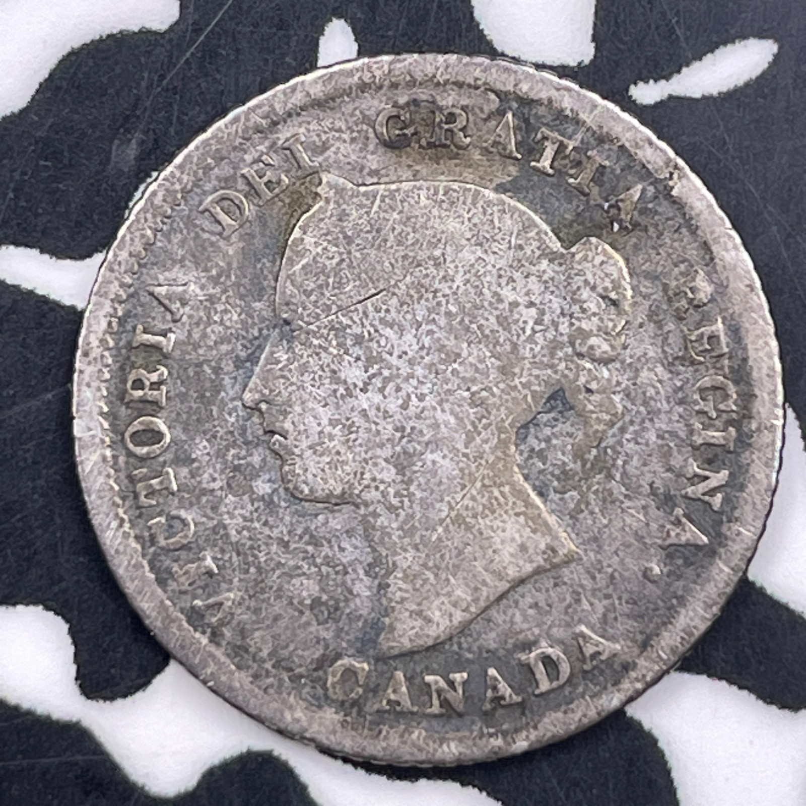 1882-H Canada 5 Cents Lot#F3084 Silver!