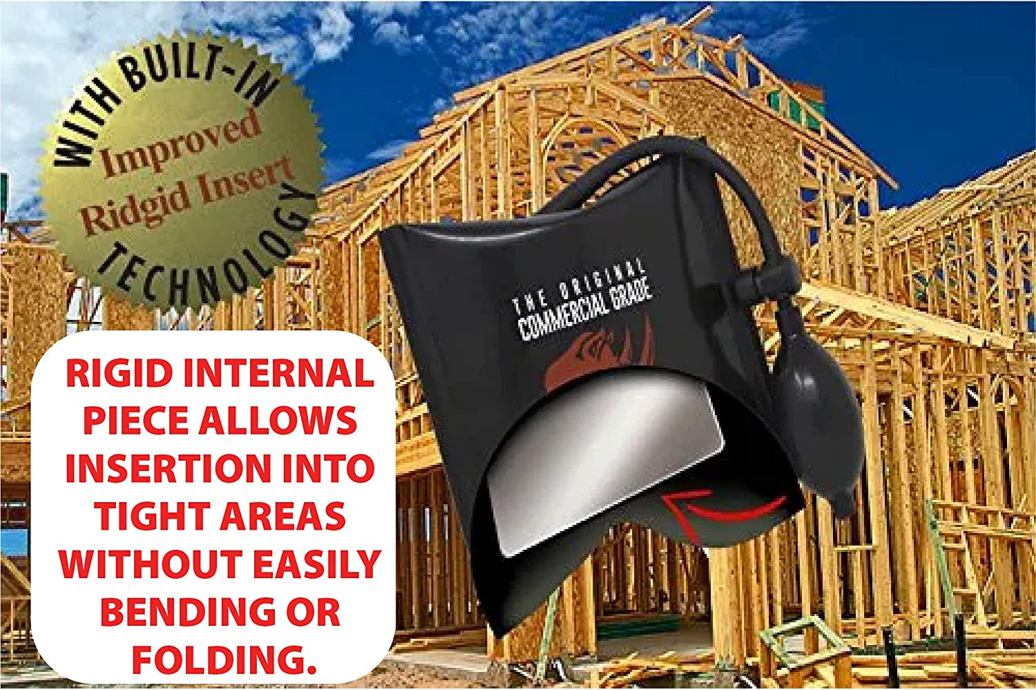 The Original Rhino Strong Commercial Grade Air Wedge Bag Pump Professional Level