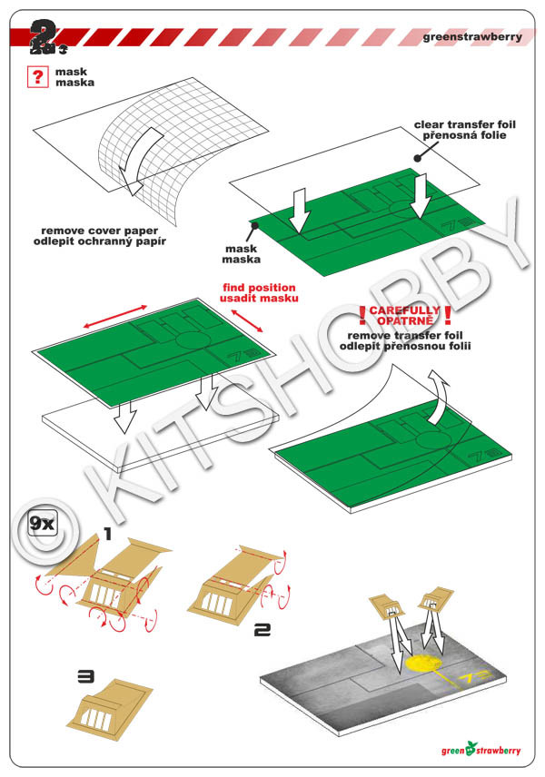Green Strawberry Star Wars Hangar Deck 02 Display Pad
