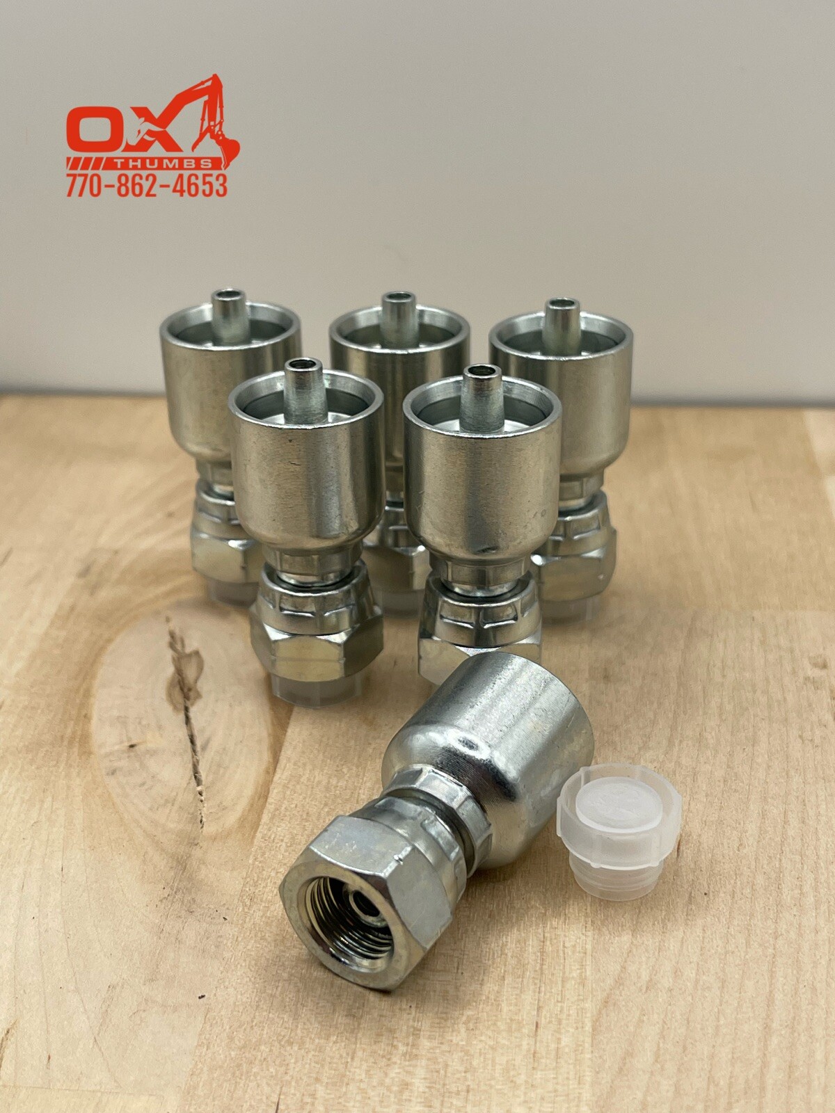 6 Parker Style 43 Series 19243-4-4 1/4" BSPP Female for 1/4" Hose