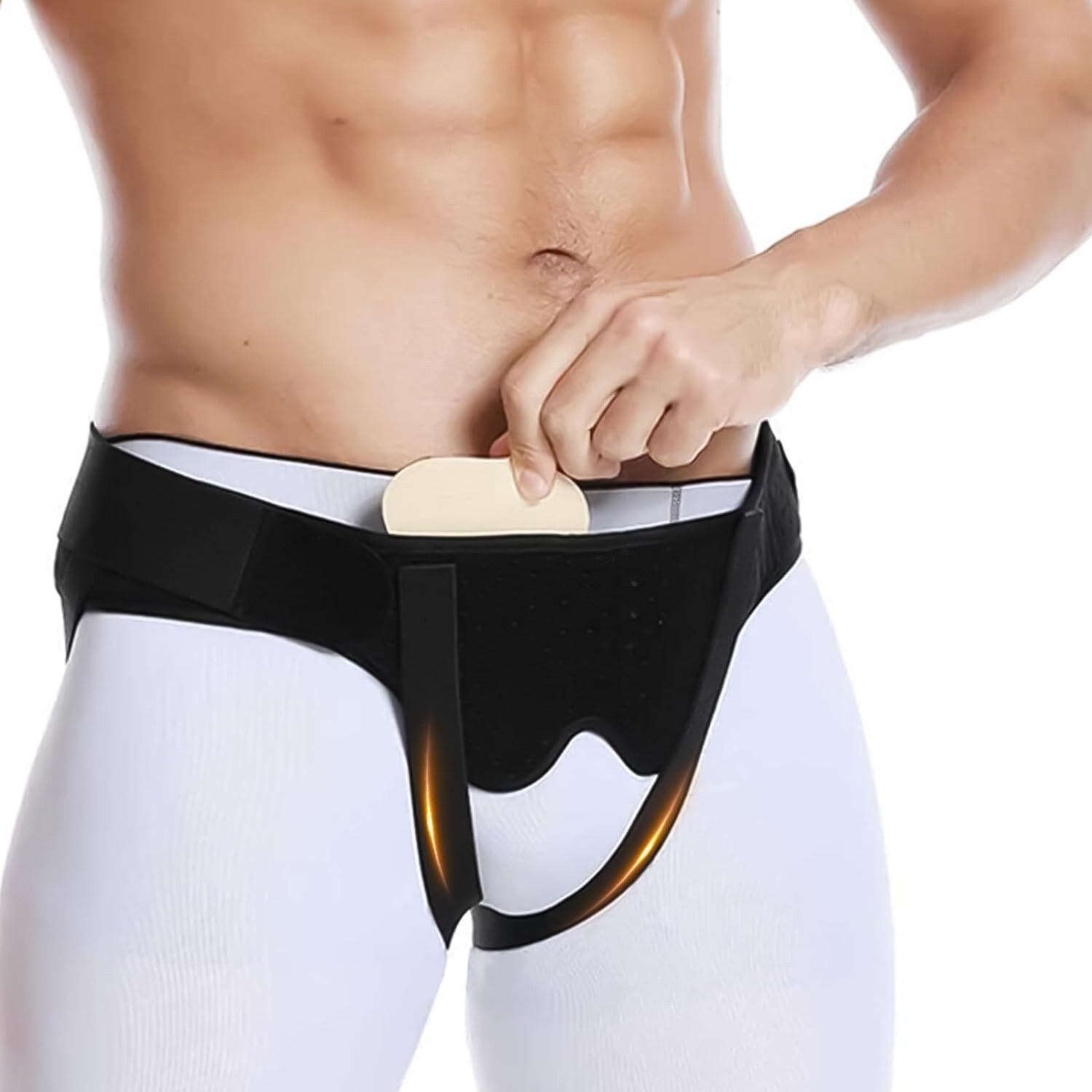 Cinturón de Hernia Para hombres Mujeres Soporte Inguinal Pain Relief Truss Brace