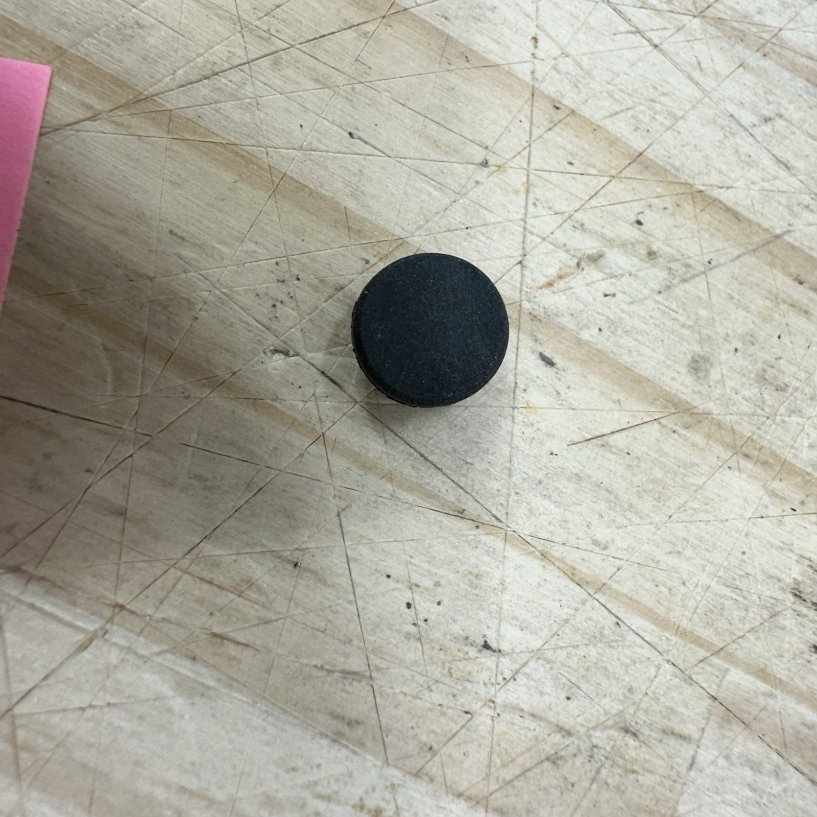 Sansui FR-D35 Turntable Parts - Adjustment Hole Plug Cover - Pliable Good Rubber