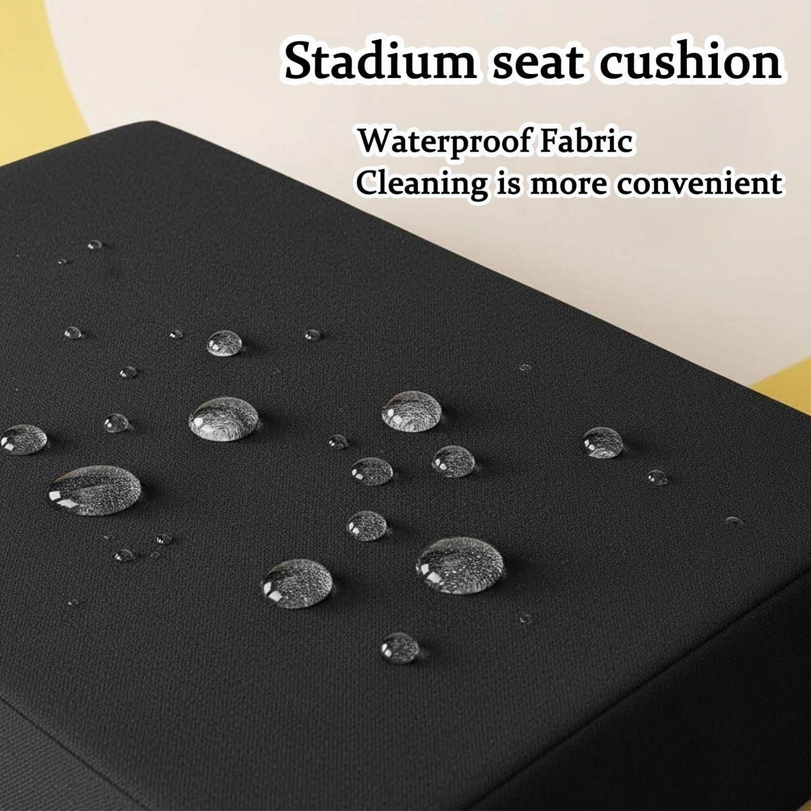 Stadium Seat Cushion 3.15 Inches Thick Portable with Handle Bleacher Cushions...