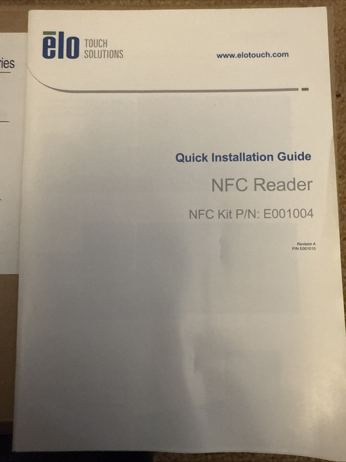 Elo Touch Solutions E001004 NFC/RFID Mobile Payment Accessory Micro-USB