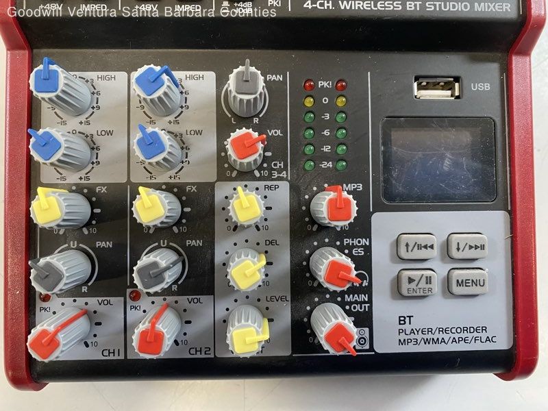 PylePro PMXU48BT 4-Channel Wireless BT Studio Mixer - Read
