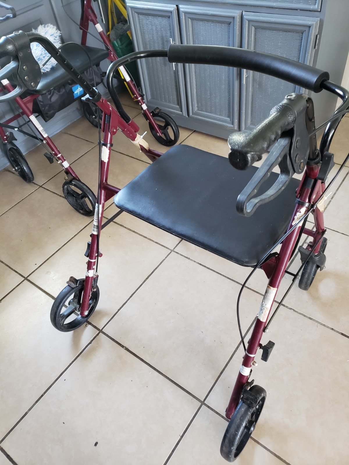 Medline extra wide  max 400lbs Bariatric  used walkers