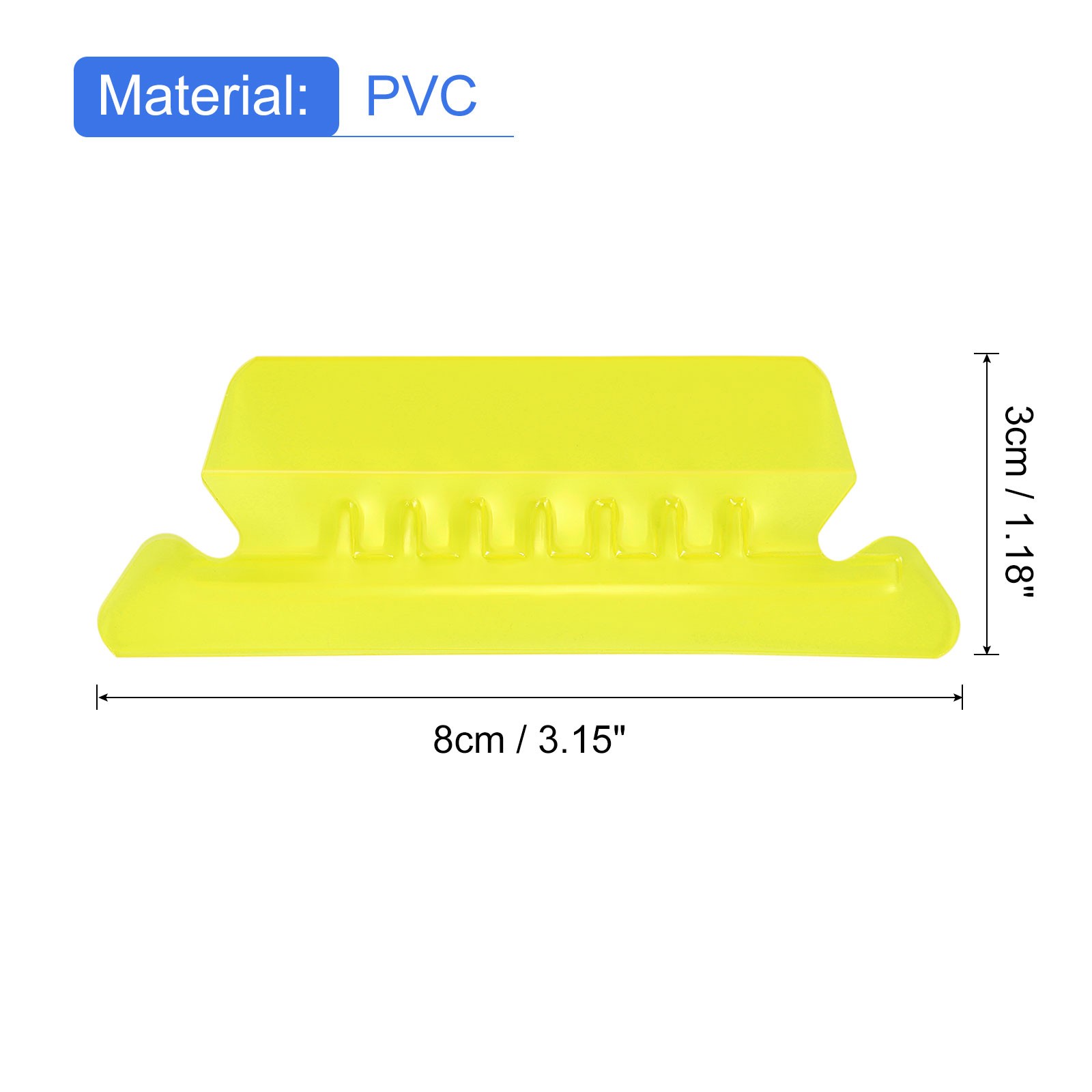 Hanging File Folder Tabs 2 Inch File Folder Tabs and Inserts Yellow 100Pcs