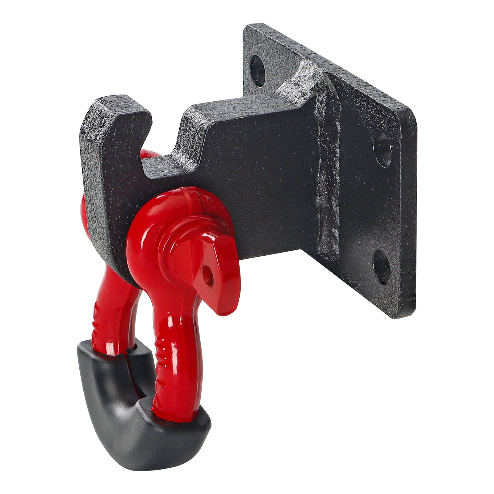 2PCS Front Tow Hook Mount Brackets & D-Ring Shackles For 2010-2020 Ram 2500/3500