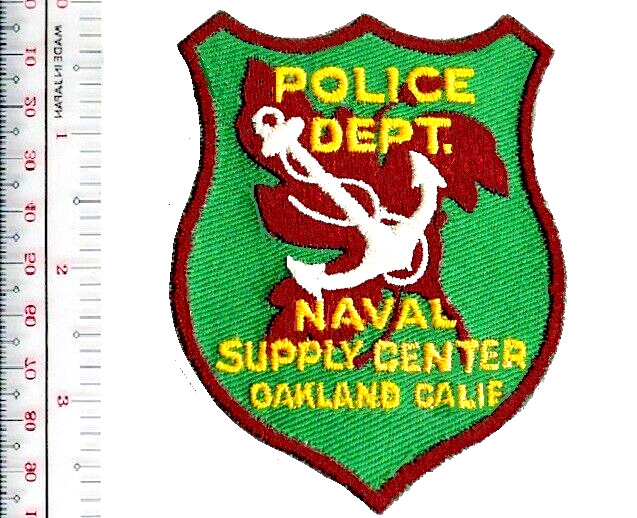US Navy USN Oakland Naval Supply Center Police Department NO TARIFF