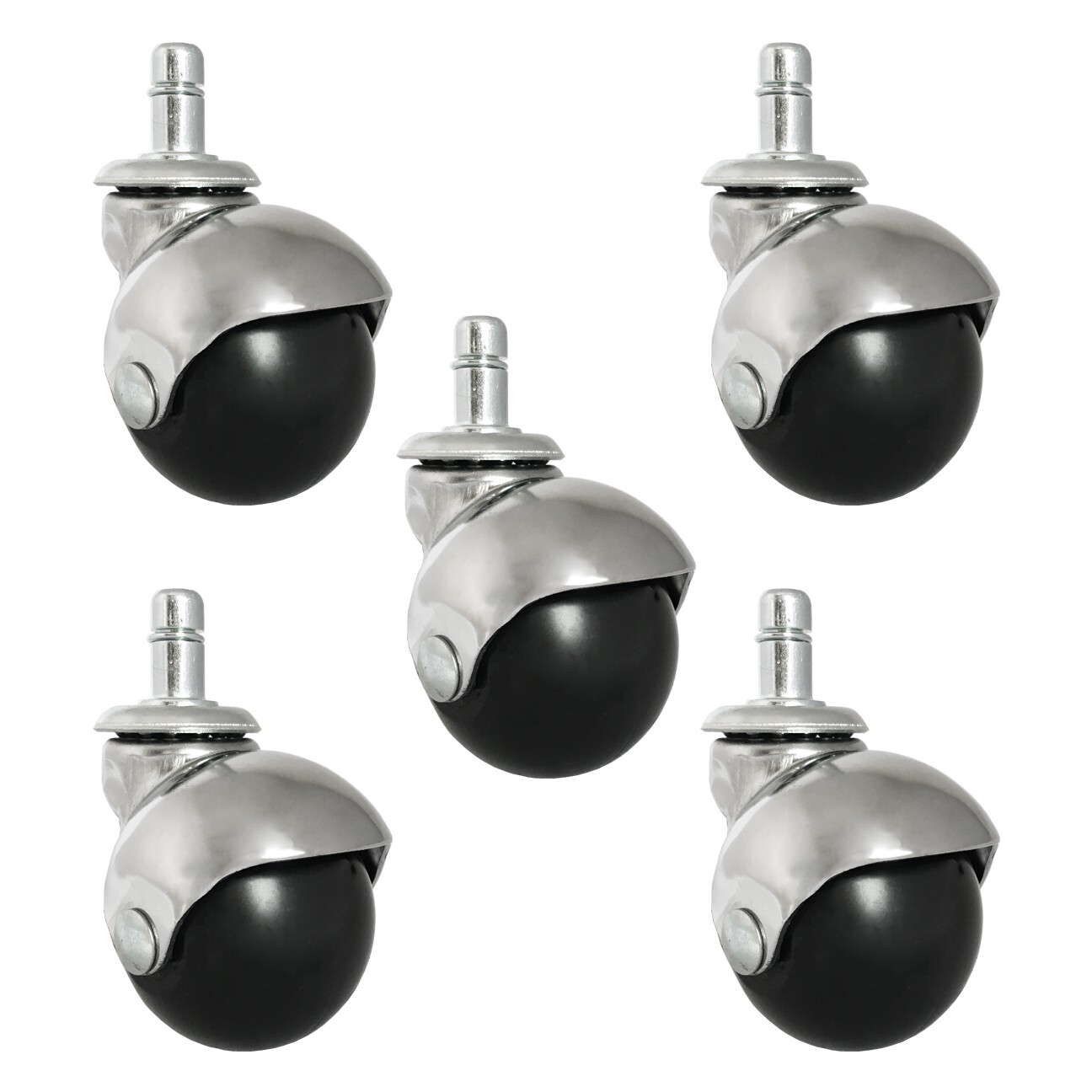 2" Chrome Ball Caster - Set of 5 - R-S5539-5/Bag