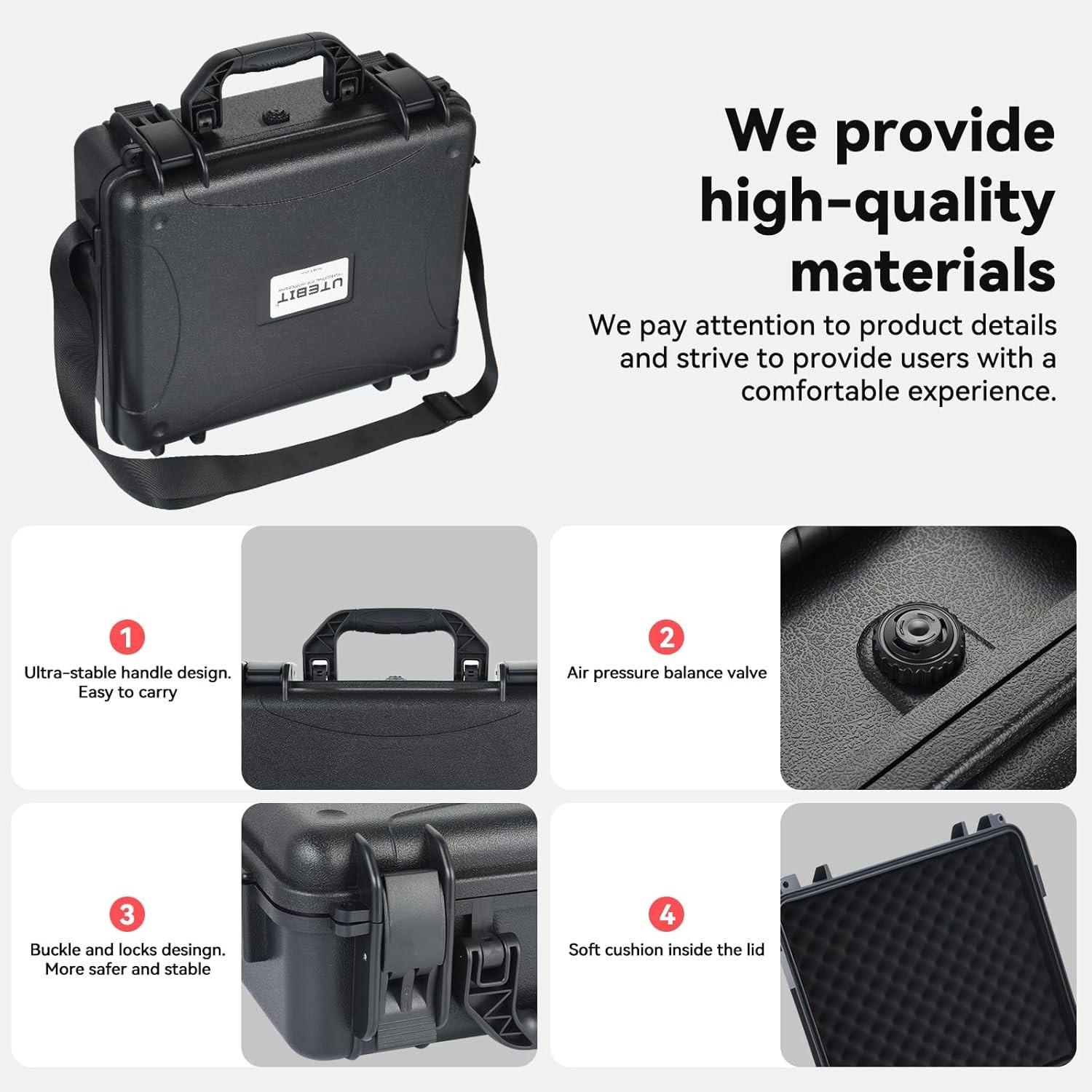 Hard Carrying Case for DJI Mini 5 Pro Drone, Fly More Combo, Protective T