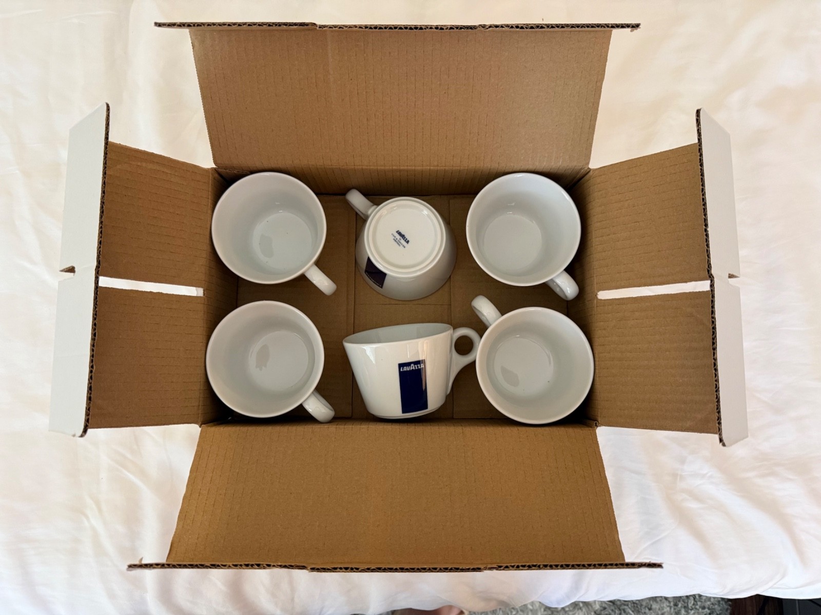 LAVAZZA NEW 6 CUPS (ONLY) Americano WITHOUT Saucer - Blu Collection