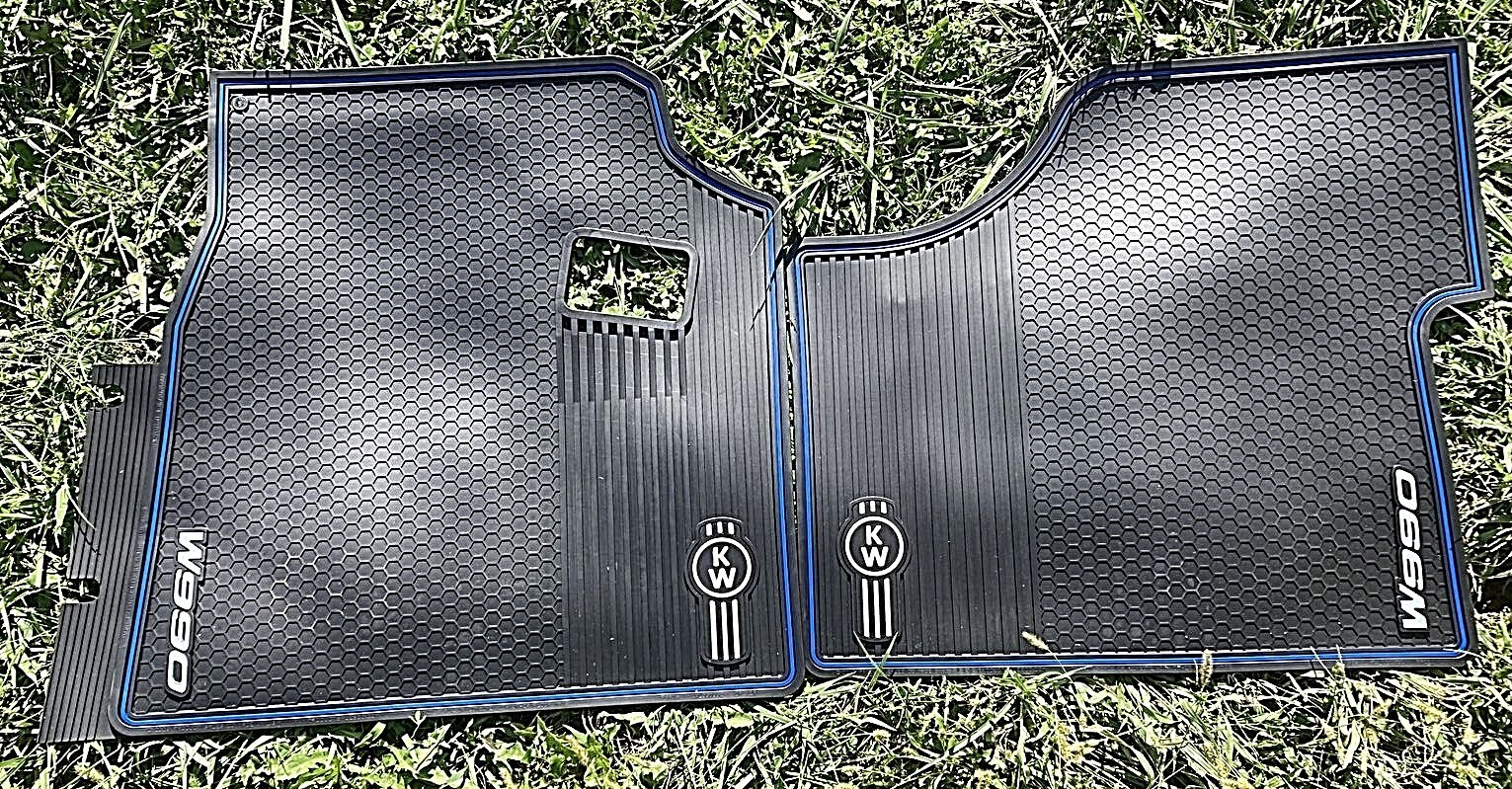 ~ NEW DISCOUNTED "LIMITED EDITION" KENWORTH W990 DRIVER & PASSENGER FLOORMATS ~