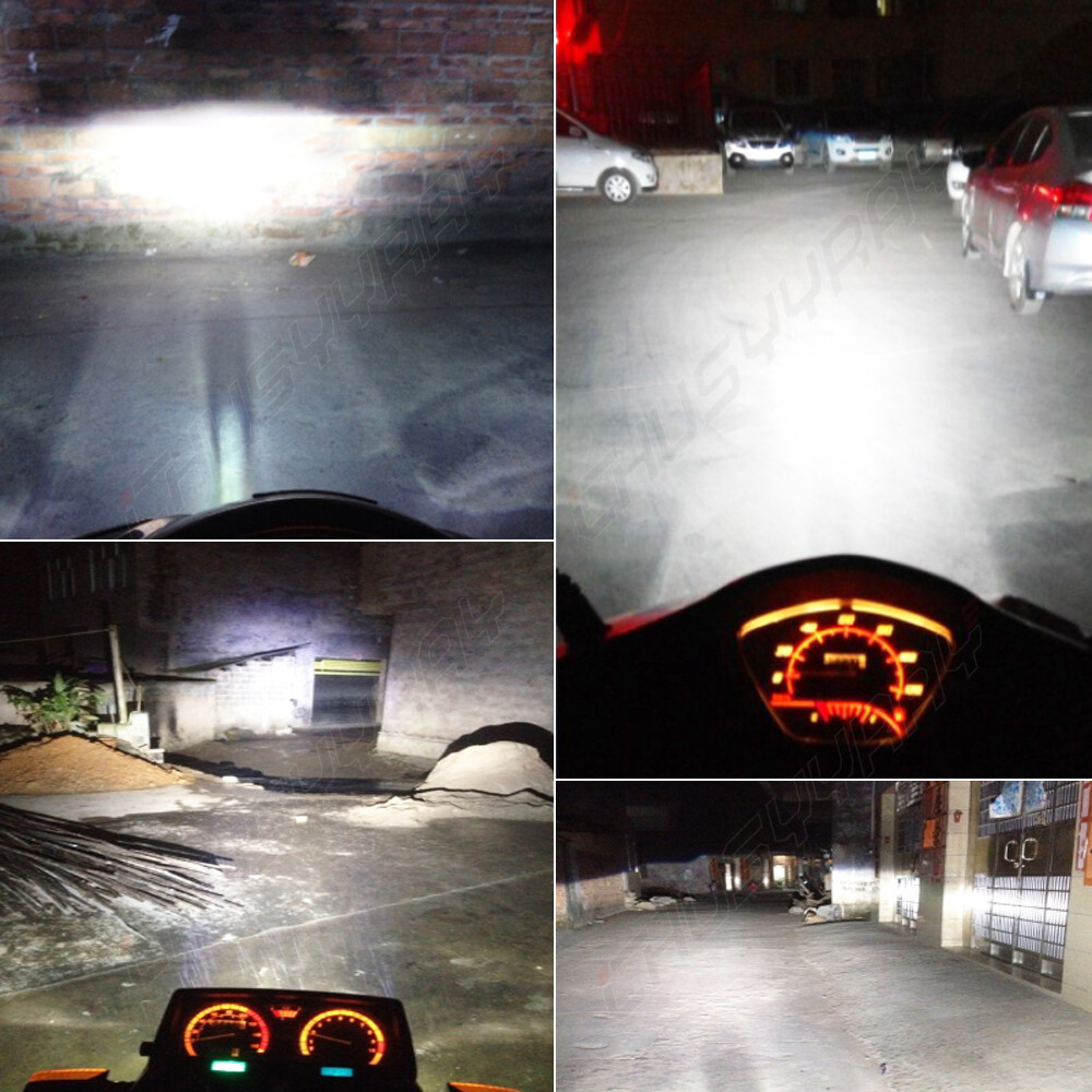 High Power HID LED Headlight Bulbs for Yamaha Raptor 660 2001-2005 Light Bulbs