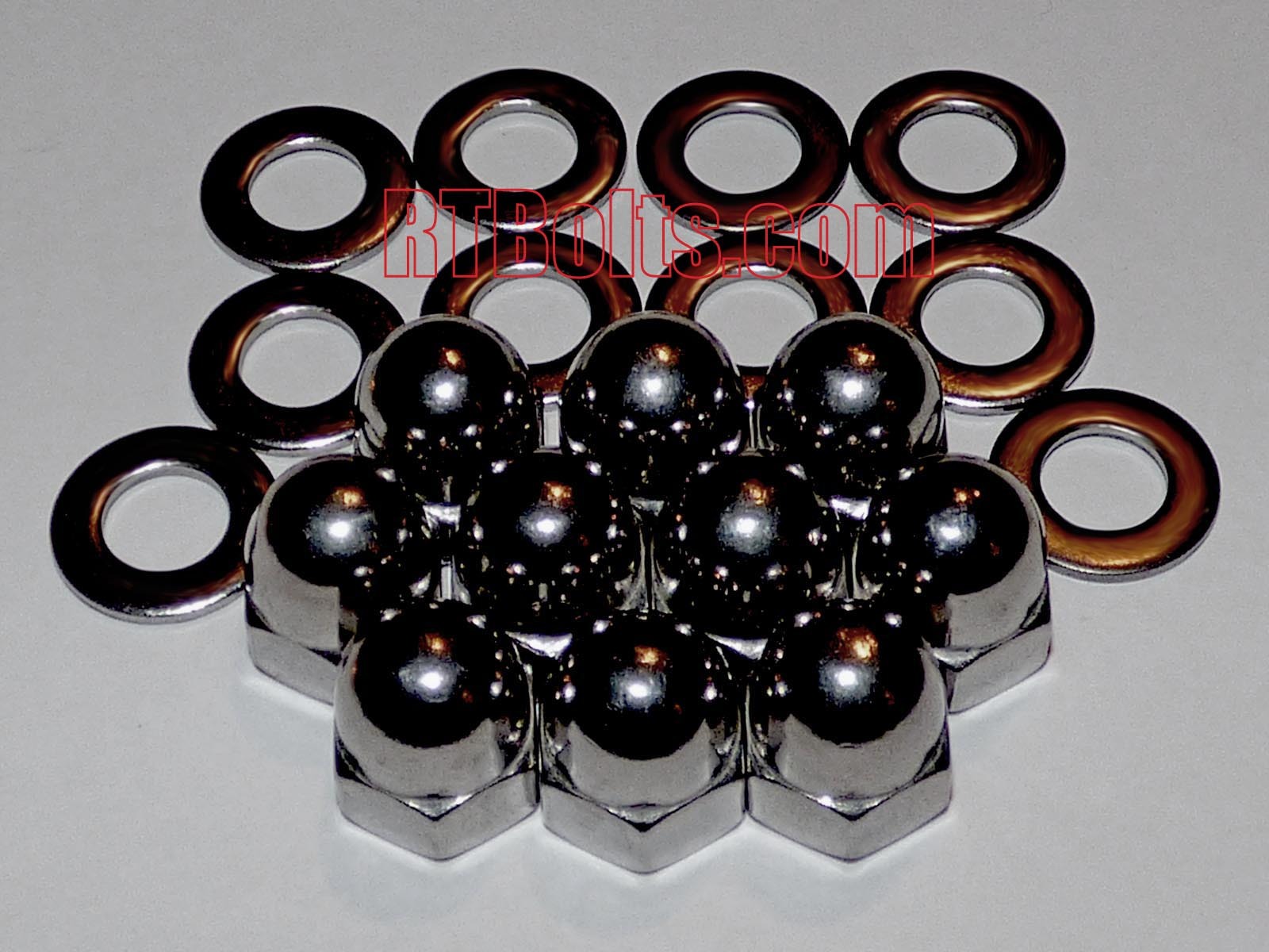 (10) Metric 8mm Acorn Cap Nuts Safety Show Dome Hex Stainless Steel M8 Thread