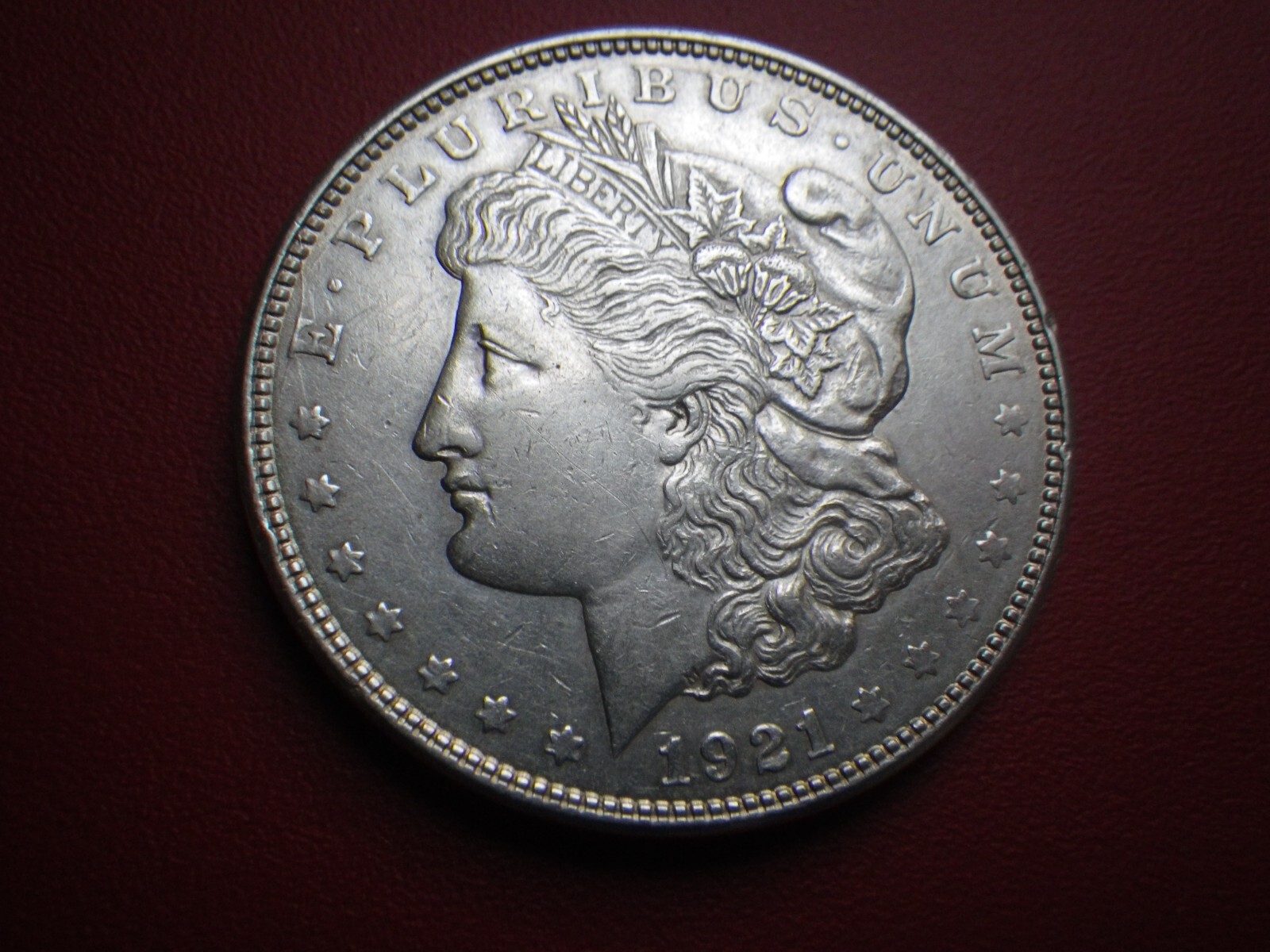 1921"D" MORGAN 90% $-UNC/MS++NO SCRATCHES-BUST HAIR-EAGLE WINGS-BREAST  DEFINED
