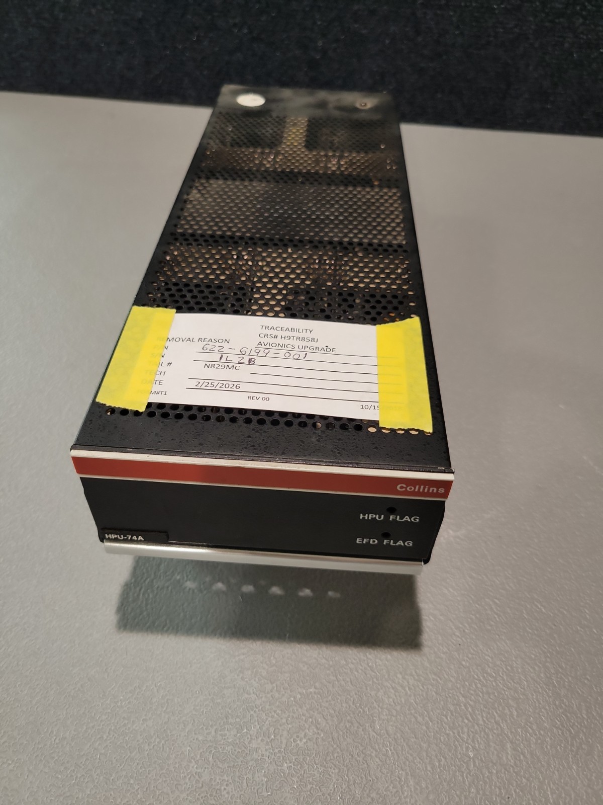 Collins HSI Processor Unit. P/N: 622-6199-001. Model HPU-74A