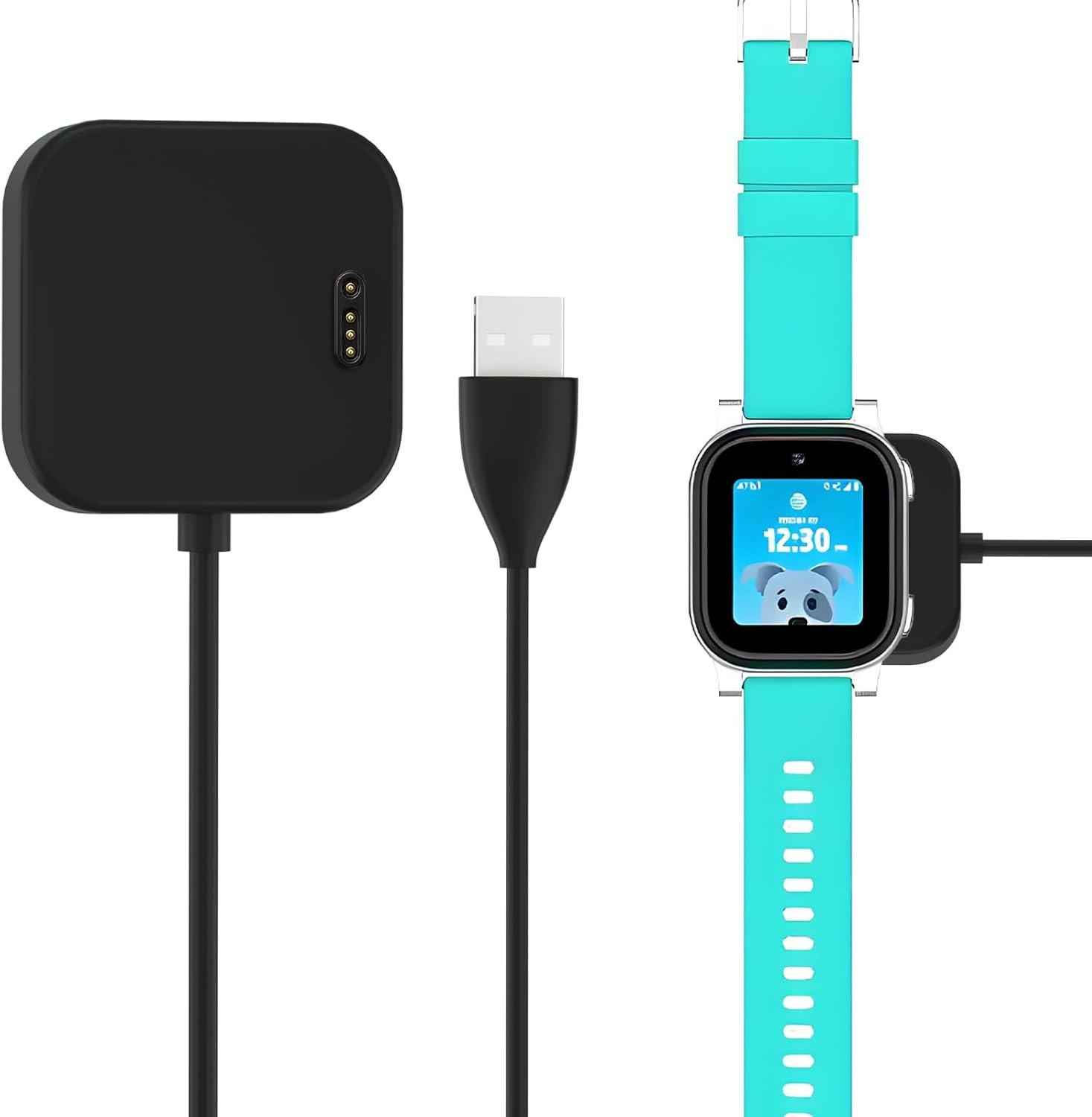 Charger Compatible with AT&T Amigo Jr Watch 3.3 Feet Cable Black