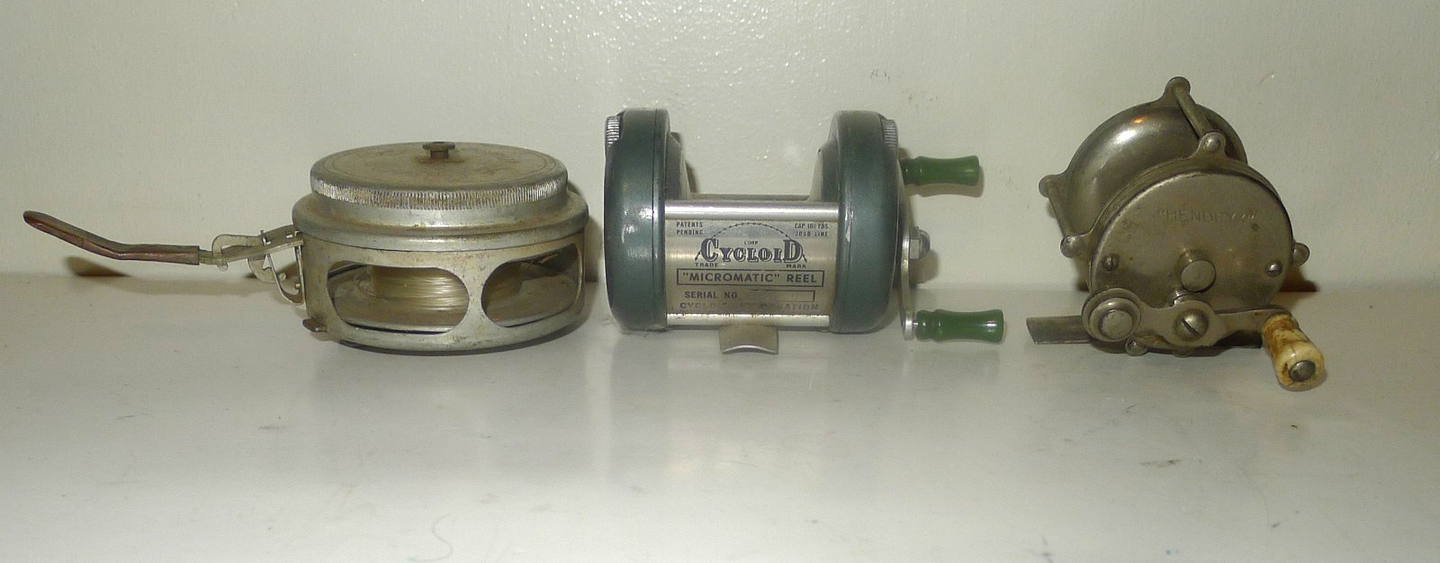 Lot of Vintage Fishing Reels – Job Lot    CYCLIOD - HENDRYX - SHAKESPEAR