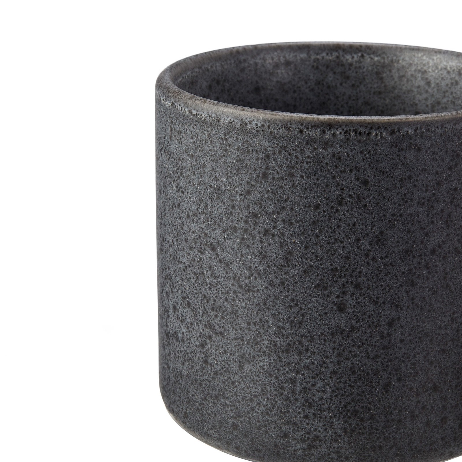 Anderson Dark Gray Stoneware Modern Mug