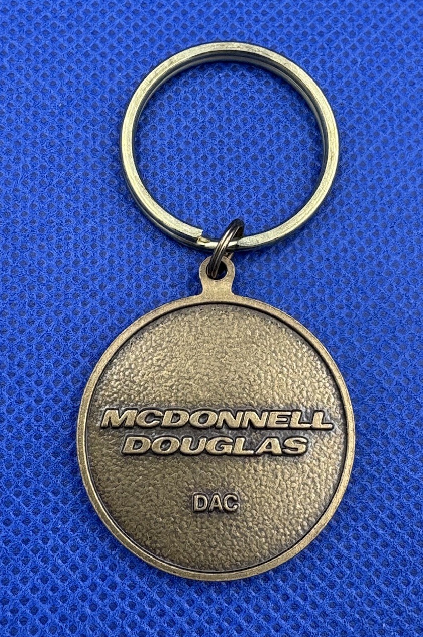 McDonnell Douglas DAC Vintage Employee Commemorative Aviation Keychain