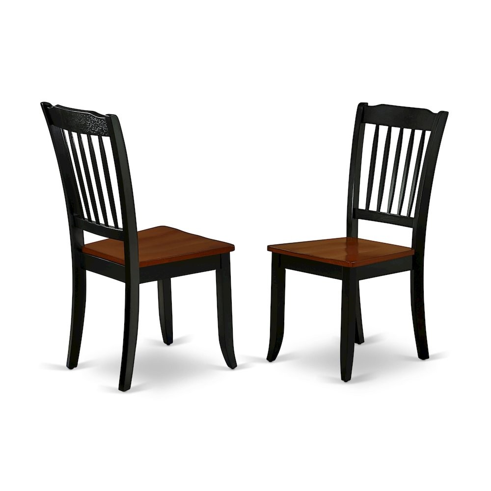 Dining Room Set Black & Cherry, NDDA3-BCH-W