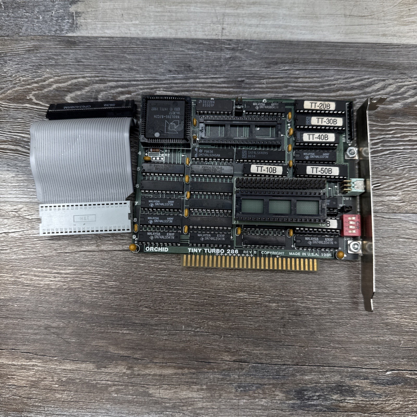 Retro Vintage Orchid Tiny Turbo 286 Accelerator For IBM PCs REV B - Untested