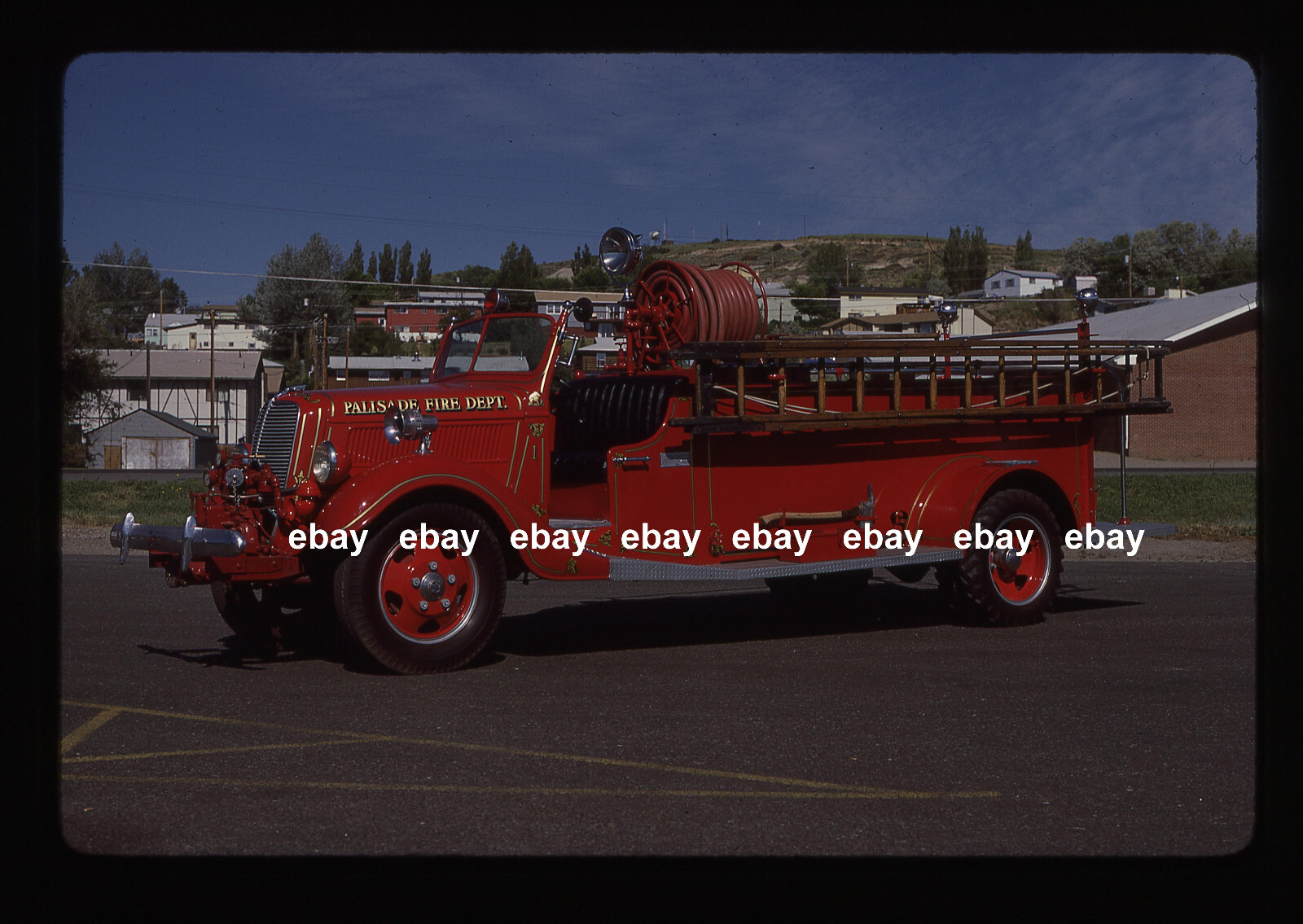 Palisade CO 1937 Ford pumper Fire Apparatus Slide