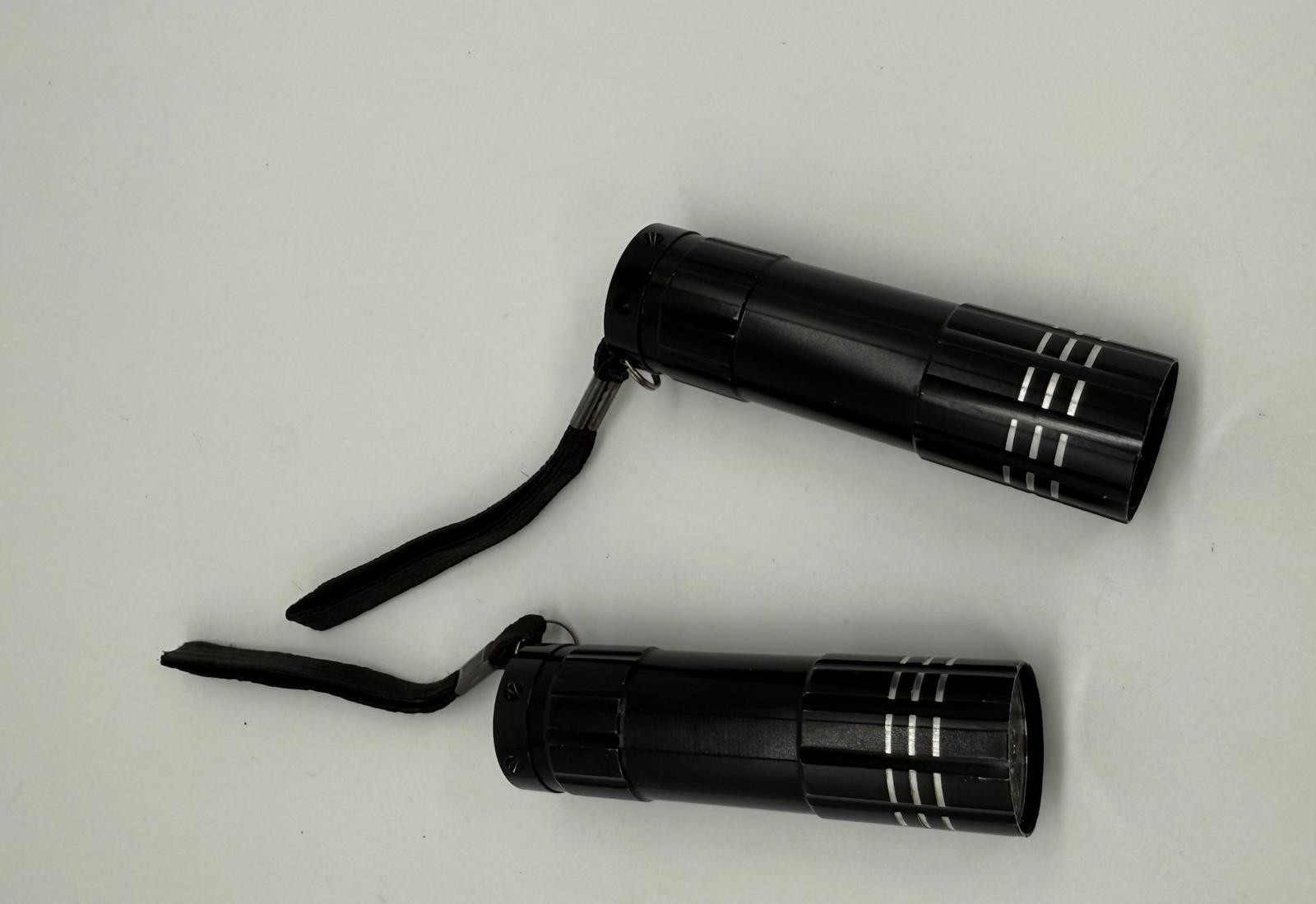 Compact Dual LED Flashlights with Lanyards