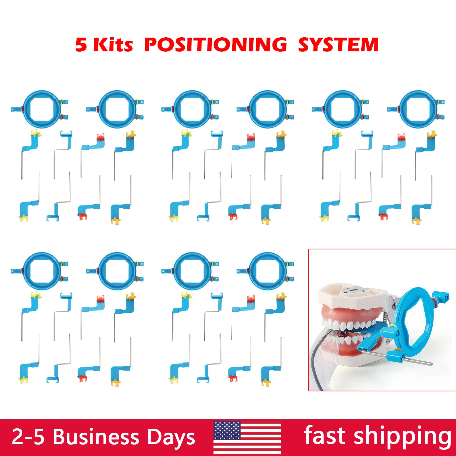Autoclavable Digital Dental Sensor Holder Dental X-Ray Positioning Kit