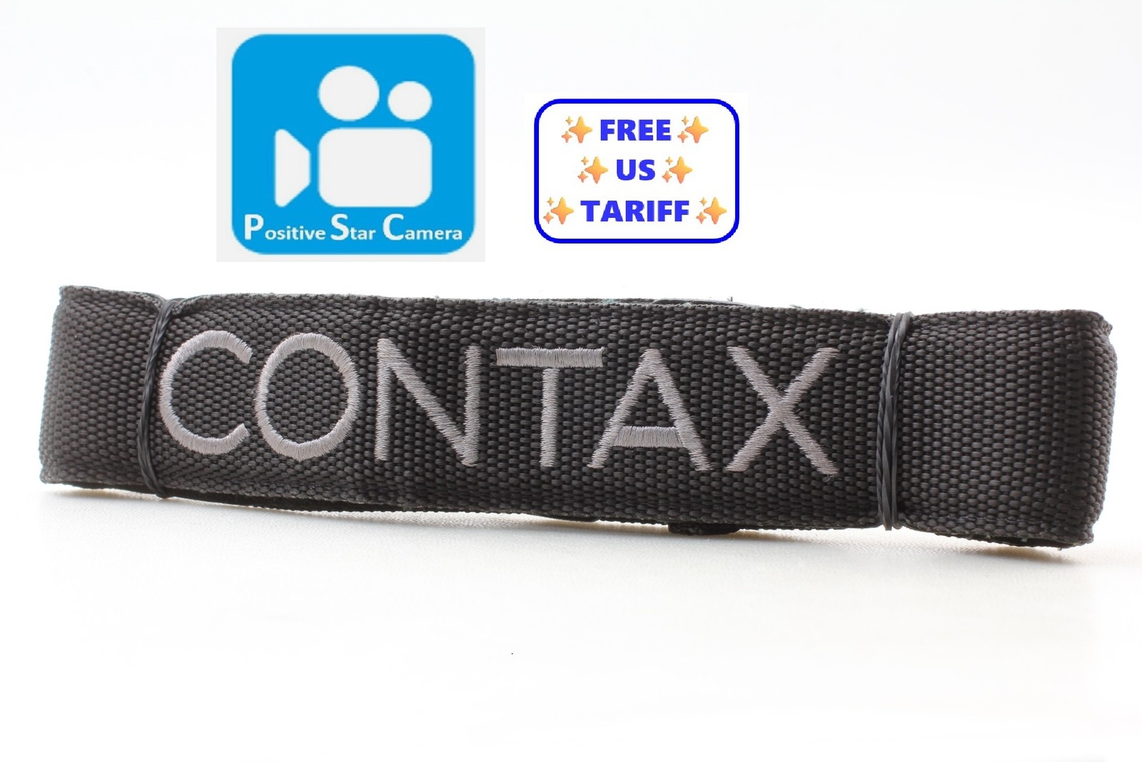 Genuin 🎦VIDEO👀✨MINT✨ CONTAX  Strap 35mm For Contax SLR film Camera From JAPAN