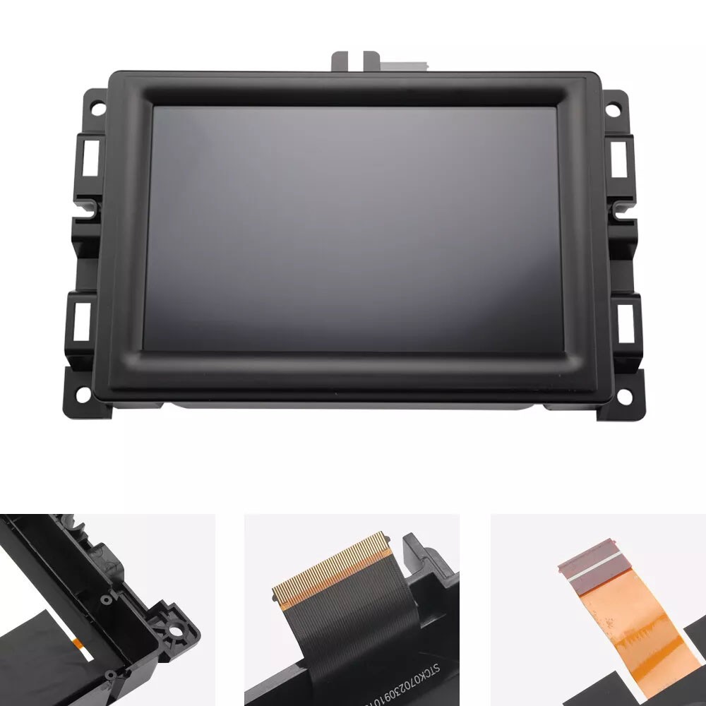 For 2017-2020 Jeep LCD Display Touch Screen Compass Radio Navigation Replace 7"