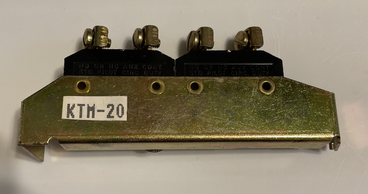 Sylvania KTM-20 Auxiliary Contact 2 N.O.