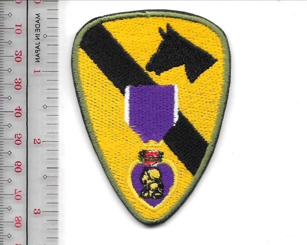 US Army 1st Cavalry Division Airmobile Purple Heart Wounded in NO TARIFF