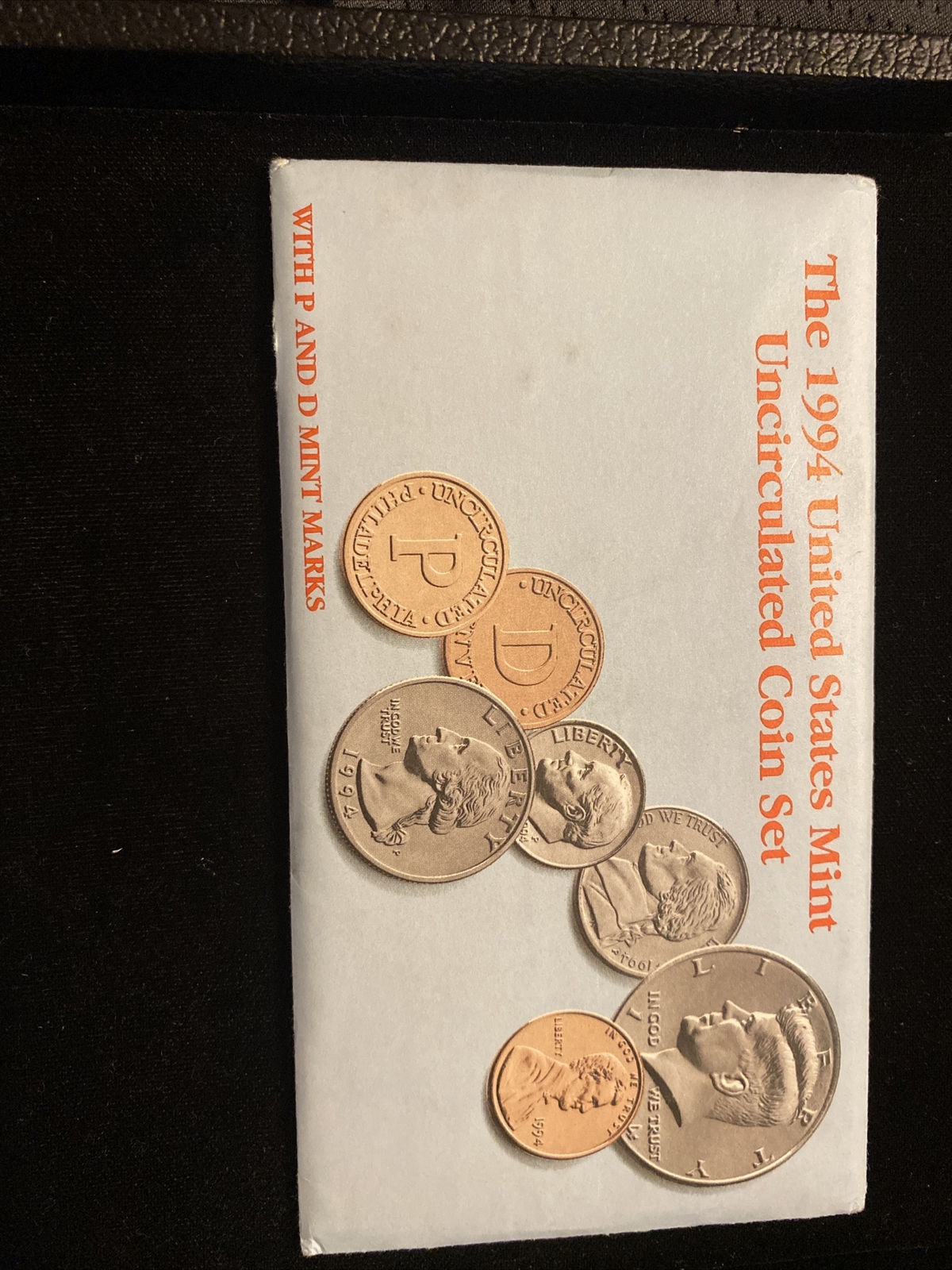 United States Mint 1994 Uncirculated Coin Set with D and P Mint Marks