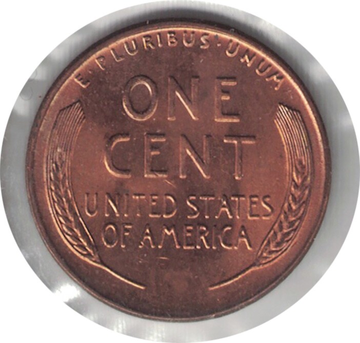 1958 D WHEAT PENNY FILLED B ON LIBERTY