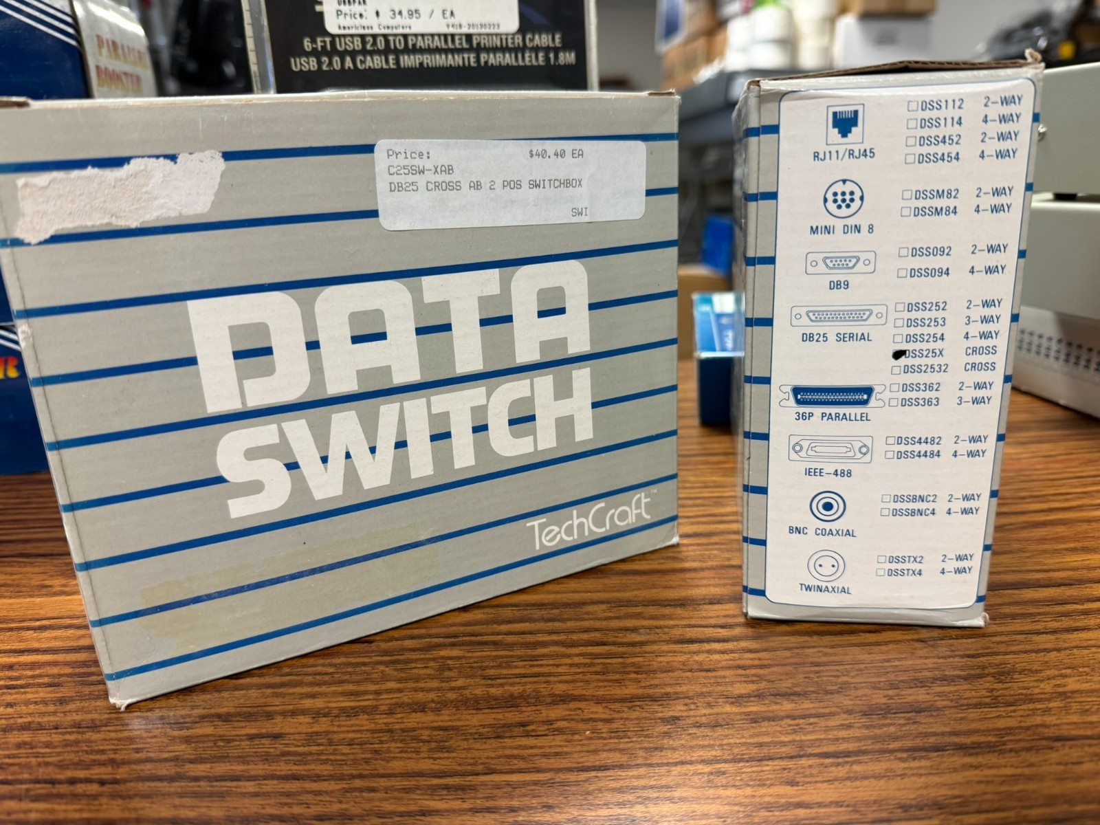 DB25 2Way Manual Data Transfer Switch