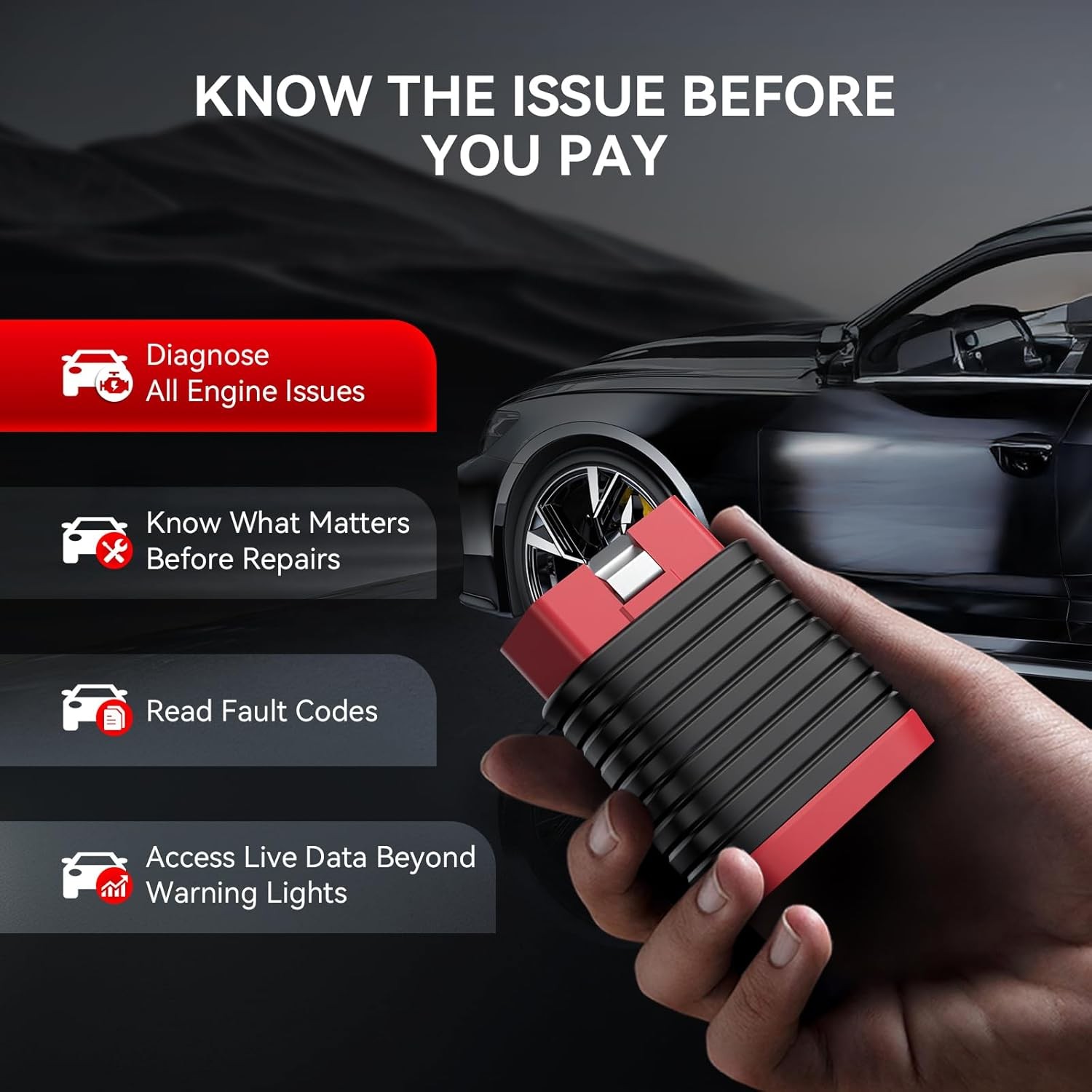 THINKCAR THINKDIAG BD6 OBD2 Scanner All System Diagnostic Tool for iOS & Android