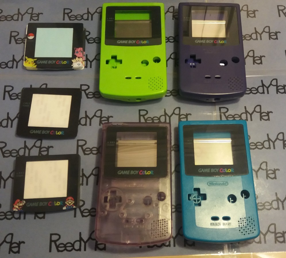 Reshell & Screen Cover REPAIR SERVICE Game Boy Color Mod Nintendo GameBoy system