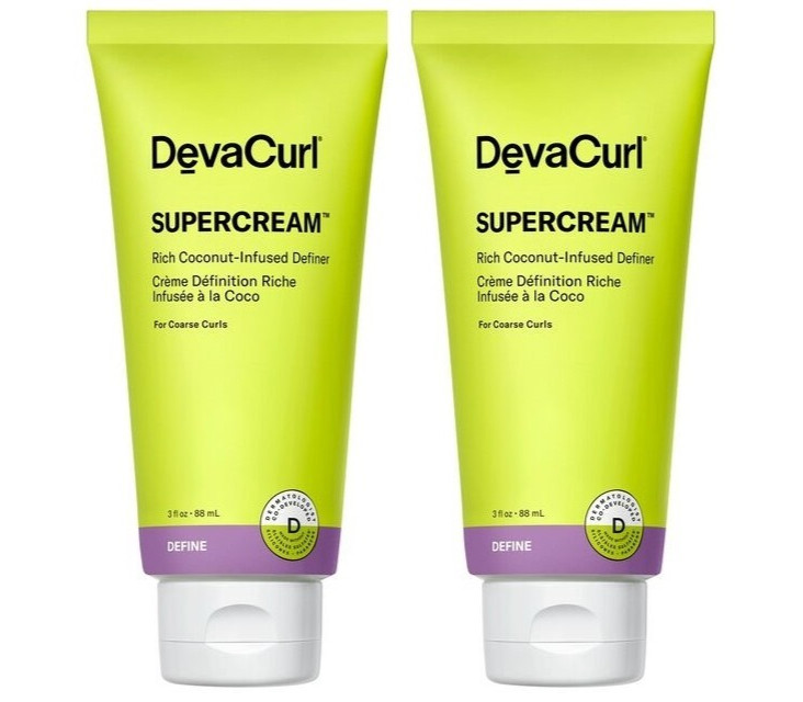 DEVACURL SUPERCREAM™ RICH COCONUT INFUSED DEFINER  3 OZ  (2 PACK) / NEW 2025