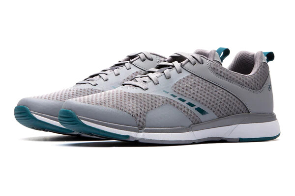 ABEO Mens Indy Athletic Sneaker Walking Shoe Lace Up Antimicrobial Arch Supp NIB