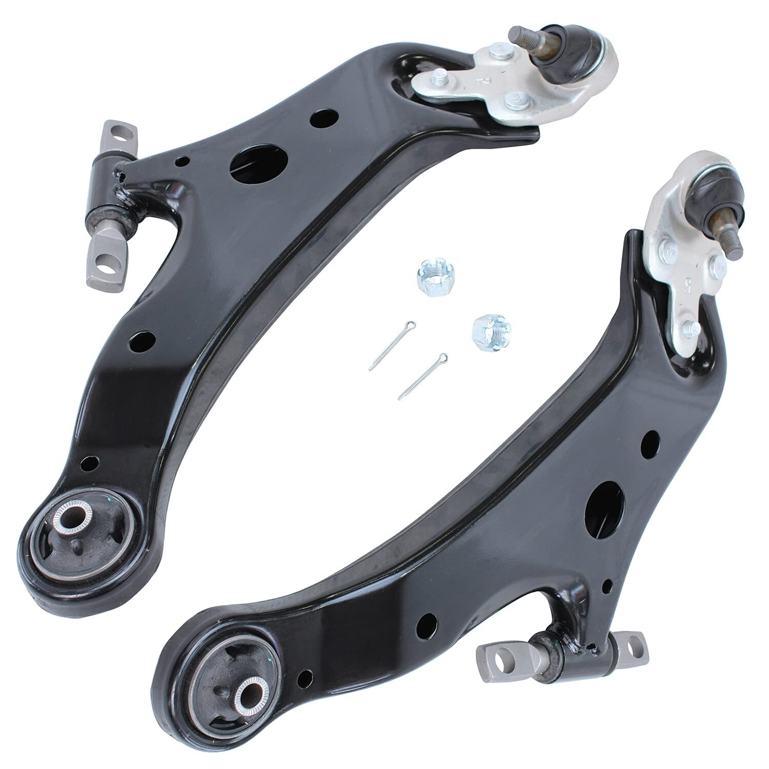 Front Lower Control Arms w/ Ball Joint + Sway Bars for 2011-2019 Toyota Sienna