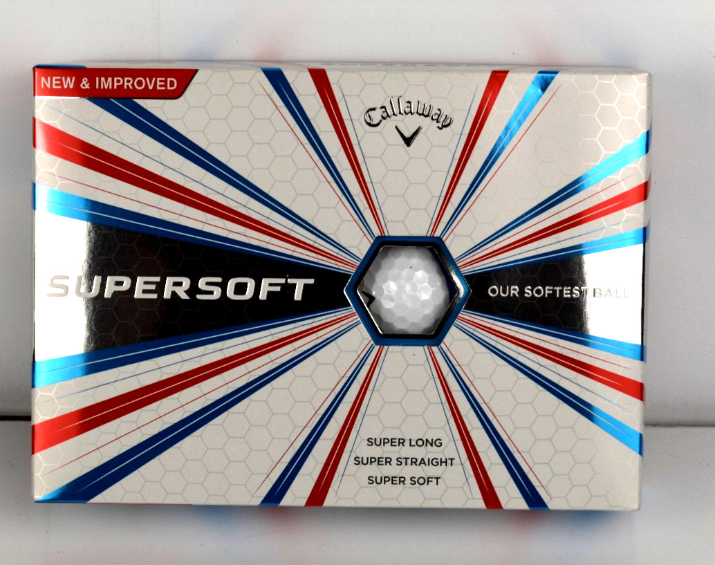 Callaway SuperSoft Golf Balls 1 Dozen *12 Balls* White New