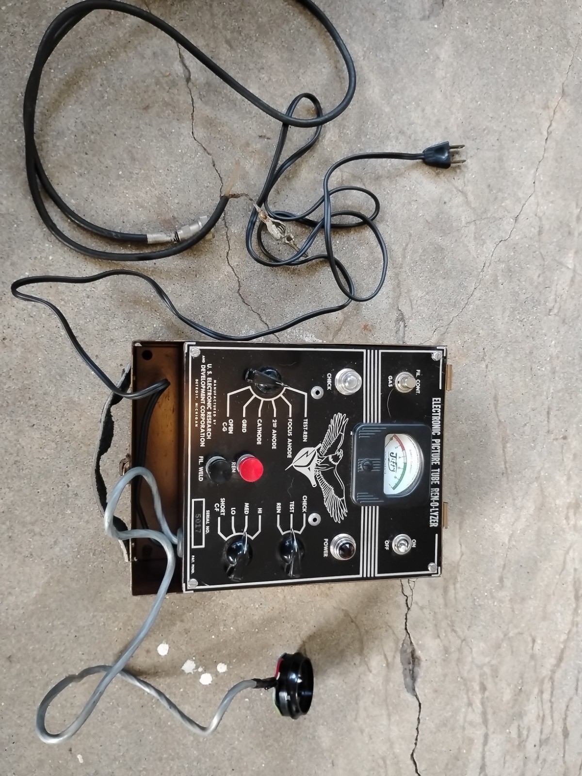 Vintage Us Electronic Research And Development Corporation Ren-O-Lyzer Jiffy