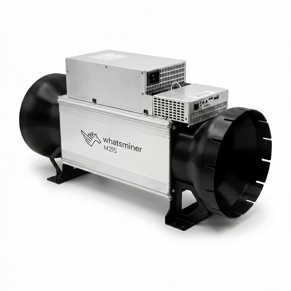 Whatsminer Fan Shroud, 8 Inch, Input & Output for Universal Use