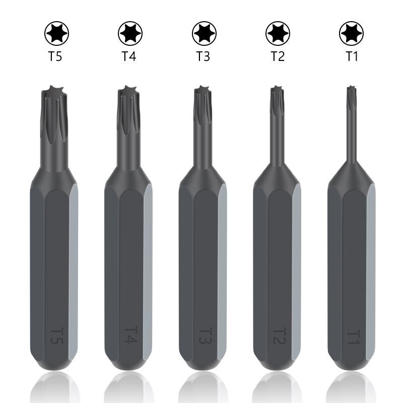 Micro Torx Driver Bits Set T1,T2,T3,T4,T5 Torque Star Cell mobile Phone Repair