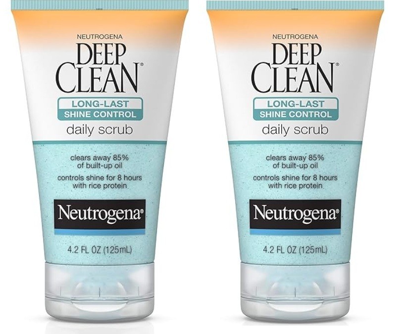 2 of Neutrogena Deep Clean Long-Last Shine Control Daily Scrub 4.2 Fl Oz